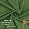 Xlzq4992tp 230GSM 72% Biodegradable Polyester 28% Spandex Yoga Apparel/Sportswear Fabric