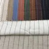 180g Linen Viscose & Cotton Woven Fabric Plain-Style Striped for Girls Suits Pants Dresses Home Textiles Yarn Dyed Pattern