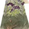 New Fashion United Arab Emirates Dubai Luxury Lace Fabric Handmade Embroidery Beaded Lace with Sequins Austria Wedding Dress