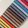 Durable 280GSM 100% Polyester Woven Plain Faux Linen Fabric Upholstery Cloth Tear/Stain Resistant 26 Colors Custom for Sofa