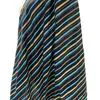 Metallic Acetate Striped Silk Cotton Viscose Fabric Satin Stripe Lurex Georgette Crinkle Chiffon Cotton Fabric for Dress