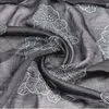 Embroidery 12% Nylon 88% Rayon Visocse Dyed Crinkle Nr Crepe Embroidery Solid Nylon Viscose Nr Fabric