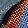 Embossed Embroidery Quilted Diamond Stitching PVC Synthetic Leather Oxford Fabric for Luggage, Bag, Making New Design Waterproof