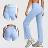 High Waist Women's Flared Yoga Leggings for Comfort