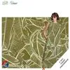 Botanical - Print Woven Fabric: 85% Rayon + 15% Nylon, Nature - Inspired Elegance