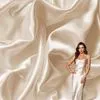 Premium Smooth Acetate Satin Fabric for Ladies Clothing