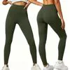 High Waist Ankle-Length Yoga Leggings with Side Pockets