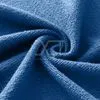 Singed Double-Yarn Rib 100% Cotton Heavyweight Warm Sweatshirt Sweatpants Jacket Knitted Fabric