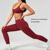 High Waist Yoga Leggings and Stylish Sports Bra Set