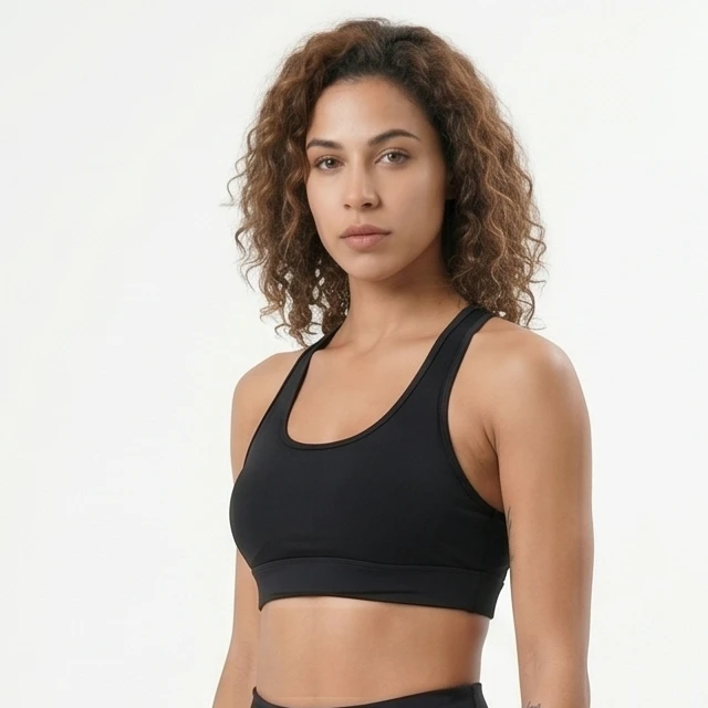 U Neck Sports Bra Women's Yoga Crop Top Padded Gym Fitness Bras Women Yoga Exercise Bra High Support Yoga Bra Women's