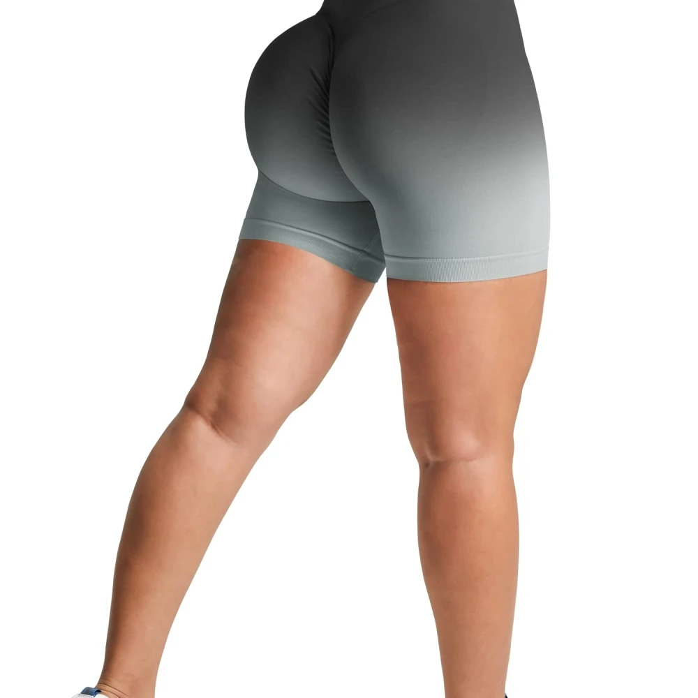 Solid Color Soft Women Fitness Sports Short Leggings Comprehensive Training Jog High Waist Yoga Short