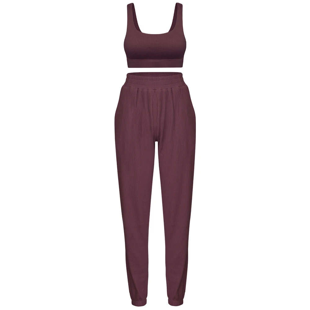 Yoga Sets Fitness Women Yoga Pants Sets Gym Workout Sets for Women High Waist Sports Leggings