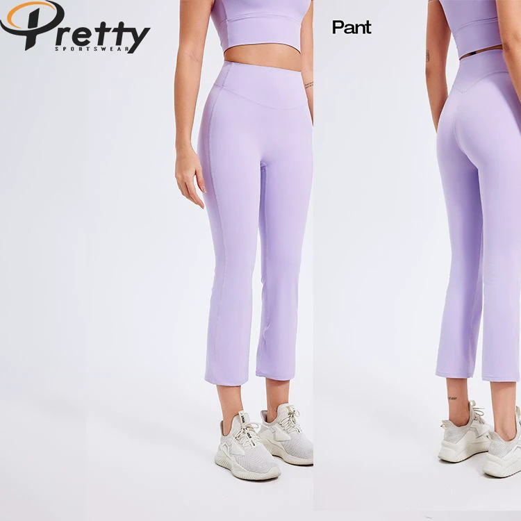 Women High Waist Yoga Pants Slim Hip Lifting Running Workout Cropped Pants Women Fitness Gym Trousers