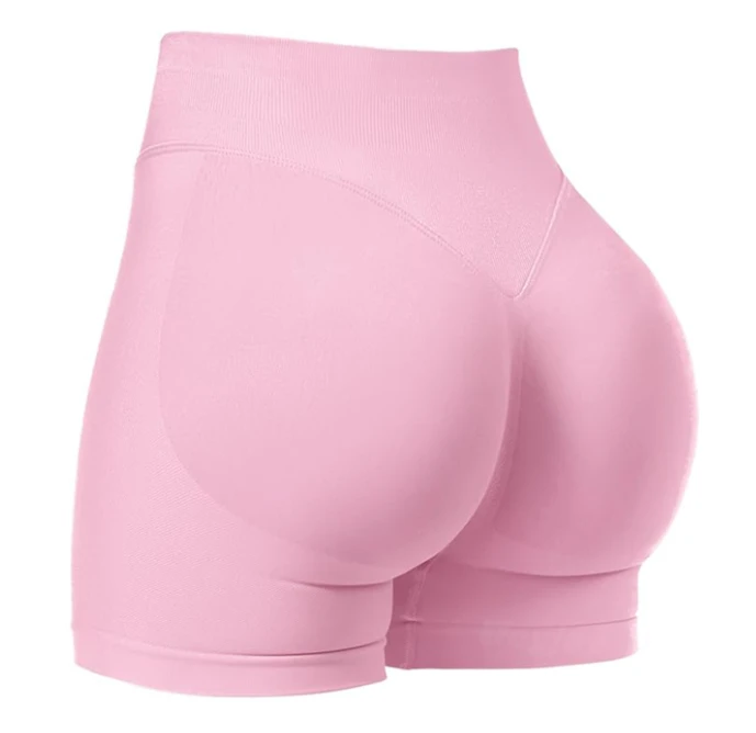 KT-T250165 Women's High Waist Breathable Seamless Compression Running Shorts Scrunch Butt Skinny Fit Available Yoga Leggings
