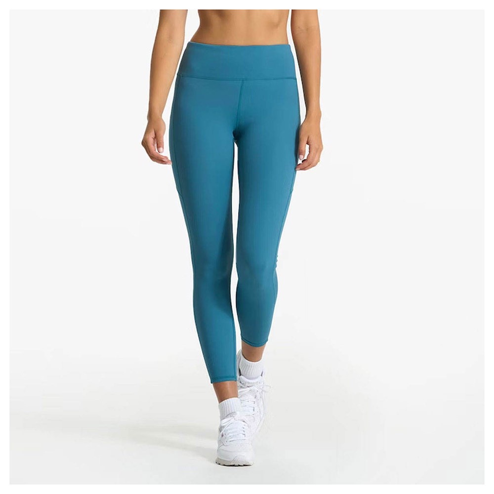 Best Quality Casual Fashion Women's Mid Waist Anti-Bacterial Cotton Bamboo Knee-Length Leggings Sportswear High Workout