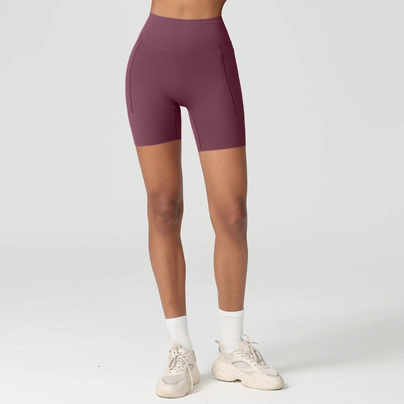 Women's High Waist Sports Workout Short Leggings Quick Dry Breathable Running Wear Gym Fitness Yoga Biker Shorts