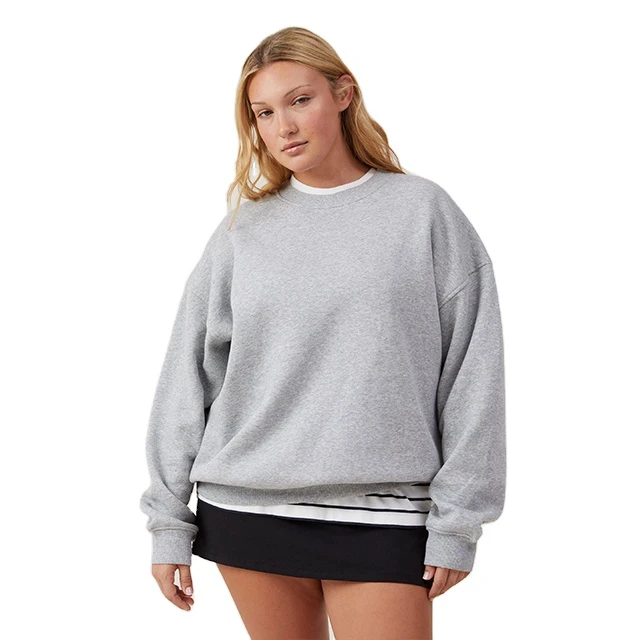 OEM Custom Wholesale Winter Formal Wear Comfortable Plus Size Shoulder Fashion Oversize Neck Baggy Eco-Friendly Polyester/Cotton