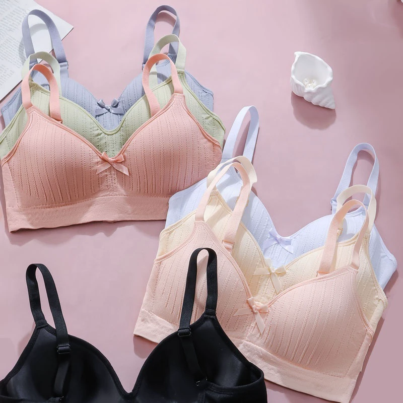 Breathable Summer Underwear Sports Bra Adjustable Straps Training Bralette Women 3/4 Cup Wireless Seamless Eco-Friendly Quick