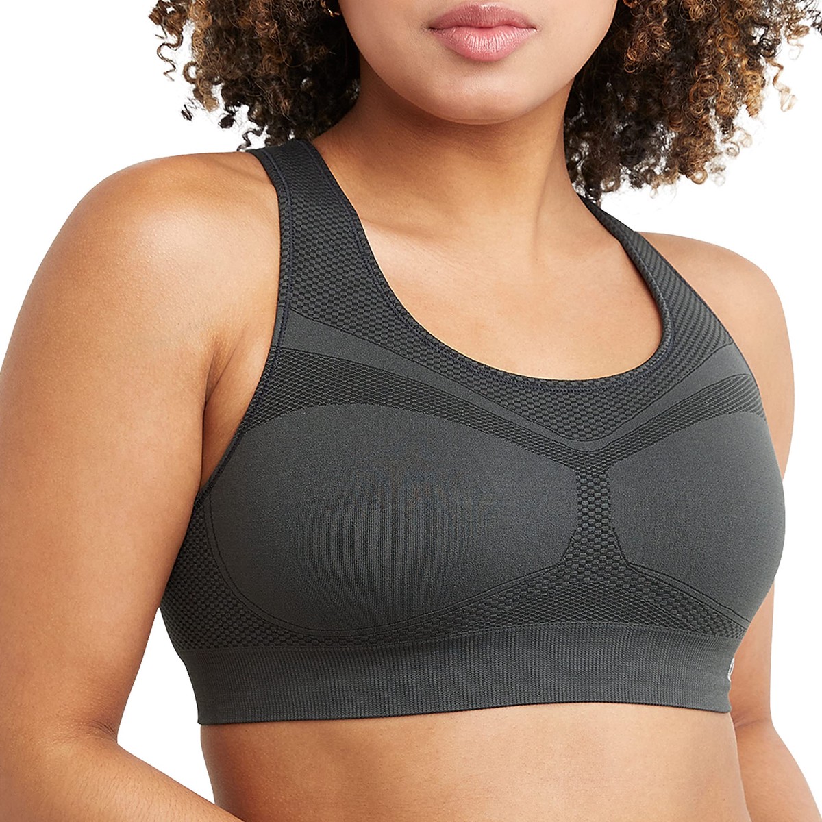 Best Quality Women's Sports Bra for Gym Fitness Yoga Breathable High Support Eco-Friendly Seamless Lightweight Front Logo Plus