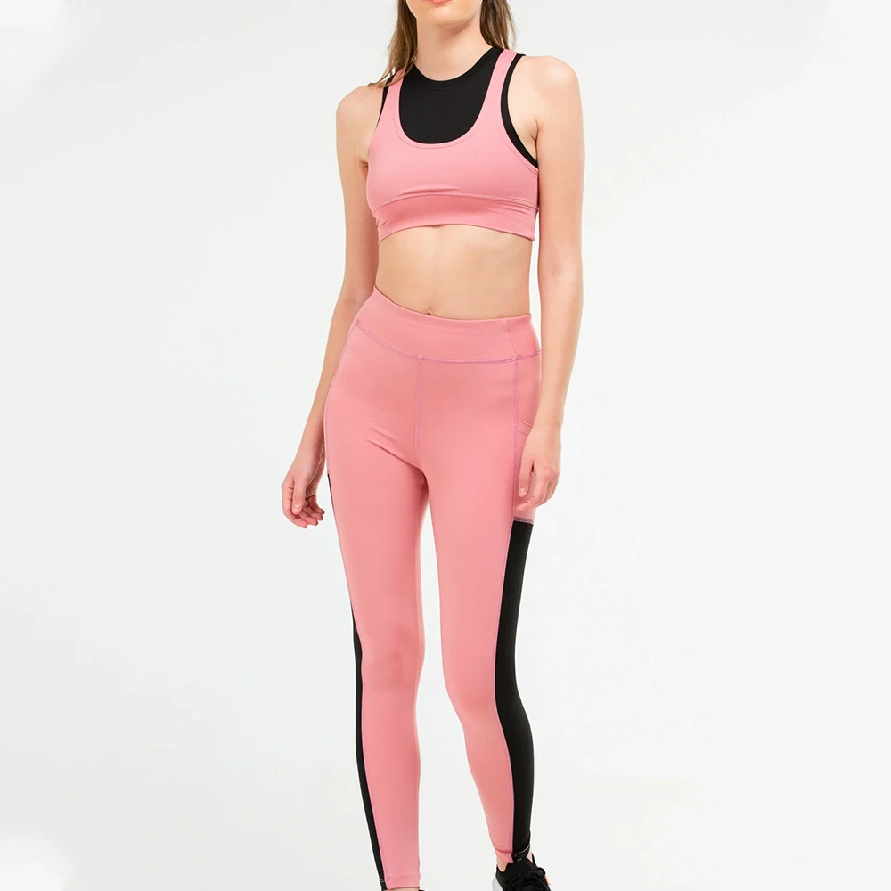Customized Women Plus Size Seamless Solid Yoga Suit Sports Bra Mid Waist Leggings Shorts Gym Set Eco-Friendly Comfortable Quick