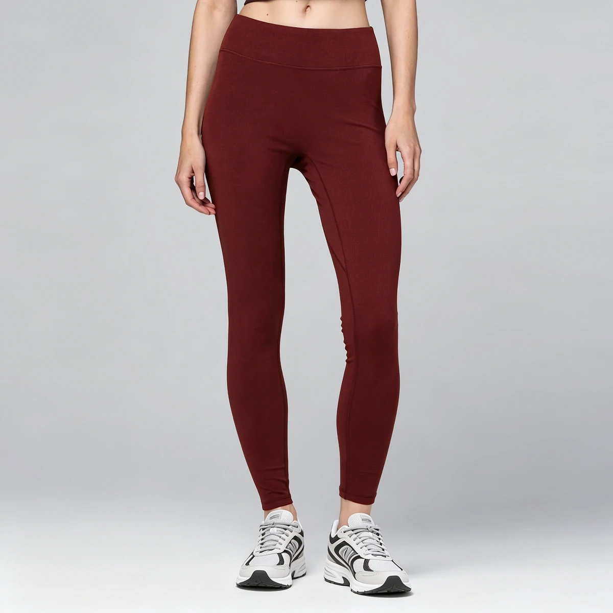 Women's Sports Leggings Bamboo Cotton Stretch Yoga Pants High Waisted Yoga Leggings Workout Tights