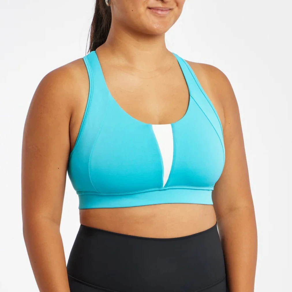 Swim Top Seamless Skinny Strap Good Support Large Bust Set Teenager Nursing Nursing Underwire Sports Bra