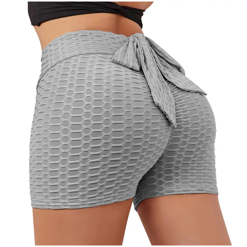Custom Color Breathable High Waist Seamless Yoga Shorts Women's Gym Fitness Sport Workout Quick Dry Eco-Friendly Skinny Fit