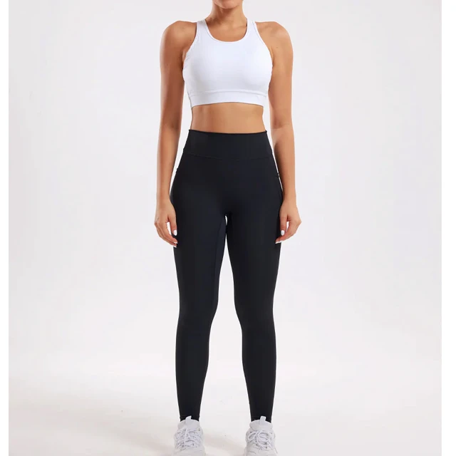 Women's Plus Size Workout Sets 2-Piece-Seamless Yoga Leggings & Cross-Strap Sports Bra with Rhinestone Matching Activewear Set