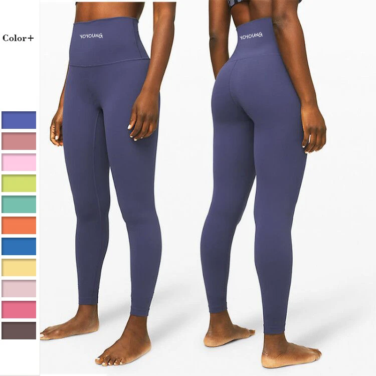 Women's Solid High Waist Knee Length Sports Gym Fitness Yoga Breathable Quick Dry Active Wear Workout Skin Fit Jogger Leggings
