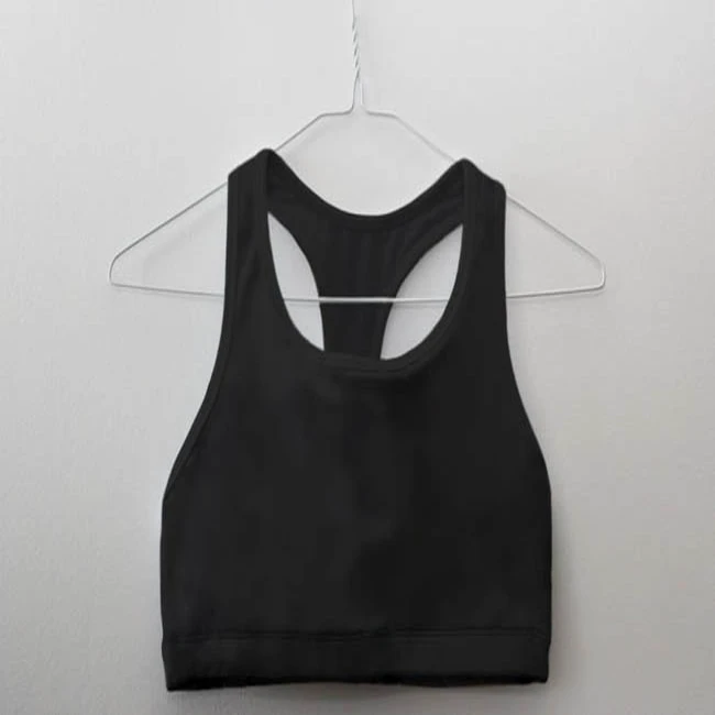 Girls' Seamless High Support Sports Bra Plus Size Lightweight Elastic Front Logo Y-line Straps Quick Dry for Running Gym