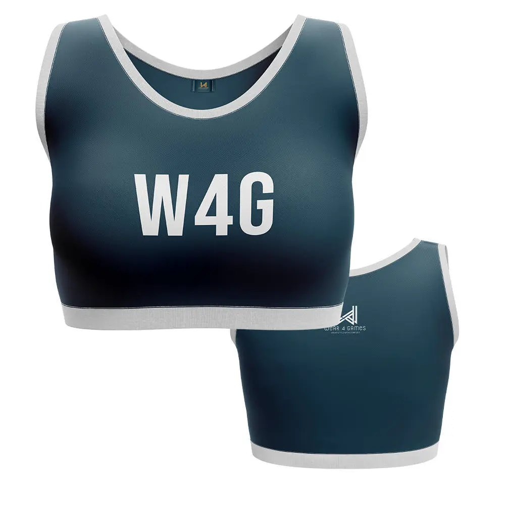 Wholesale Simple Comfortable Nude Women's High Support High Quality Yoga Sports Bra Breathable Seamless Front Logo Deep V-Neck