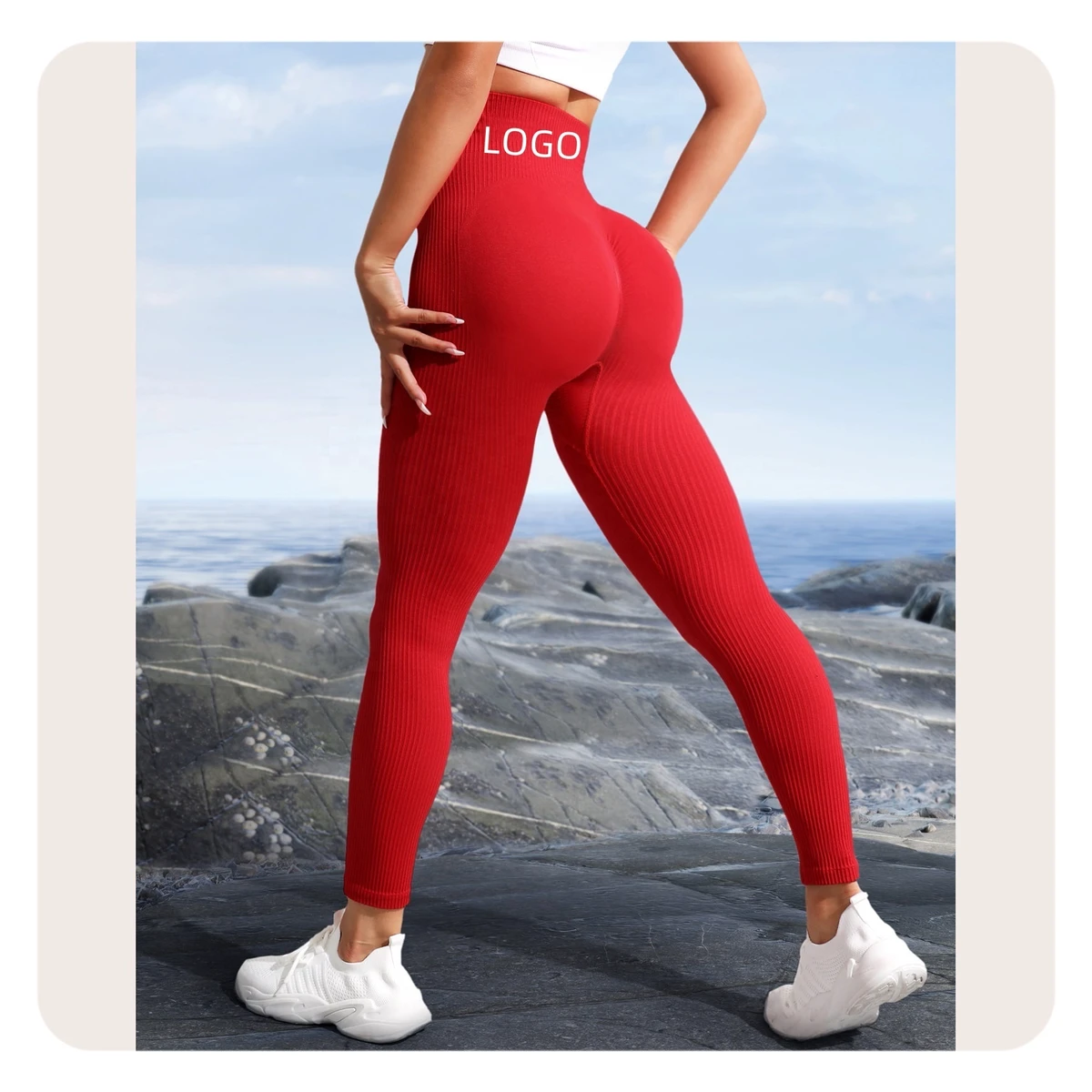 New Wholesale Seamless High Waist Scrunch Butt Yoga Tights Women's Workout Push-up Leggings Pants Style