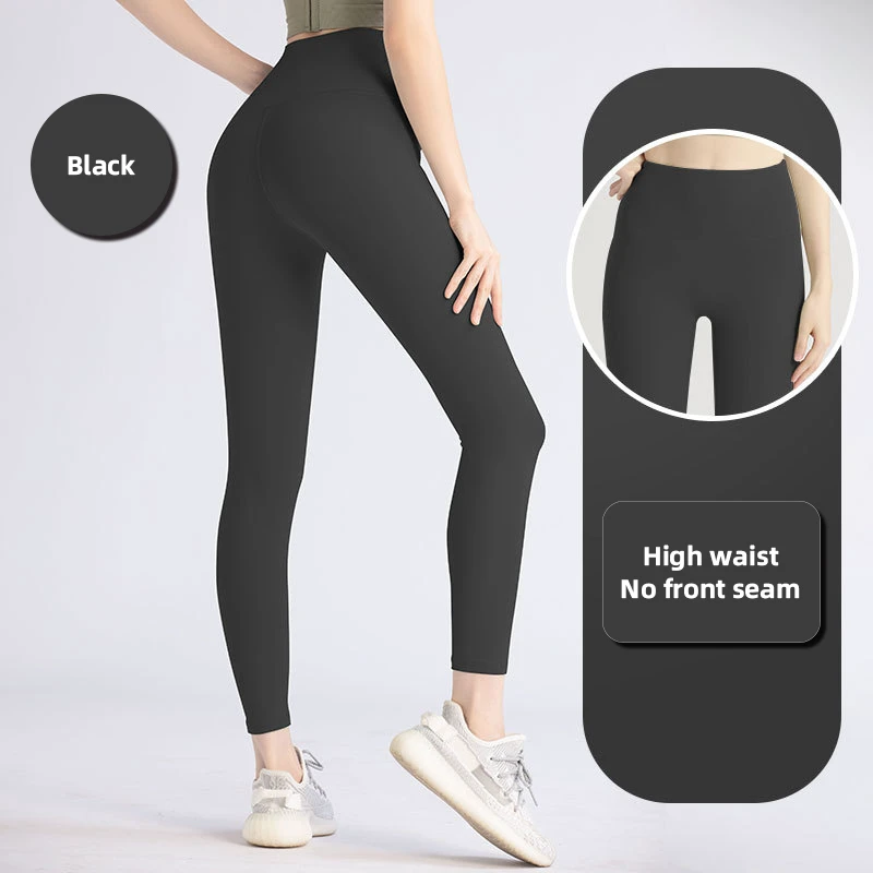 High Stretch Sexy Women's XL Yoga Pants Breathable Polyester Spandex High Waist Compression Techniques Ankle Legging Running Gym