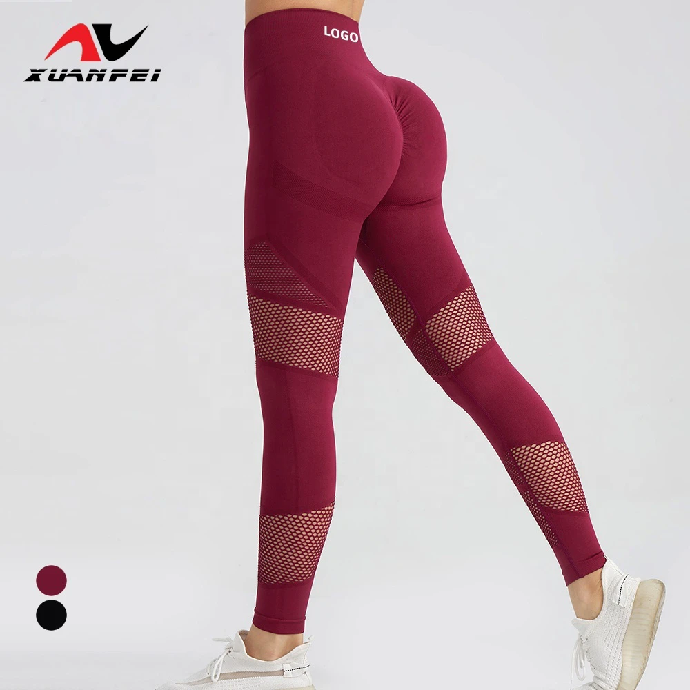 Women Sportwear Yoga Leggings Butt Push Up Fitness Yoga Pants Slim High Waist Sustainable Leggings