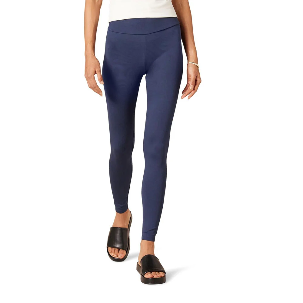 Elastic Waist High Yoga Leggings Women Casual Everyday Comfort Pants Spandex/Polyester Four-Way Stretch