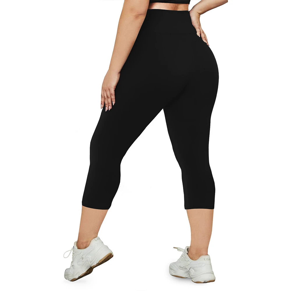Custom High Quality Women's Breathable Plus Size 5XL Leggings Casual Celestial Leaves Printing Elasticity Pants Seamed Style
