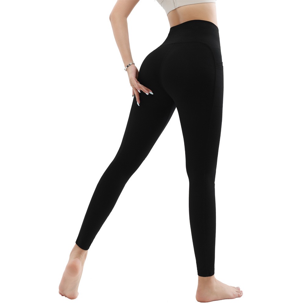 Yoga Leggings Hot Sale Lightweight Buttock Lifting Yoga Leggings High Waist Seamless 4-way Stretch Yoga Leggings