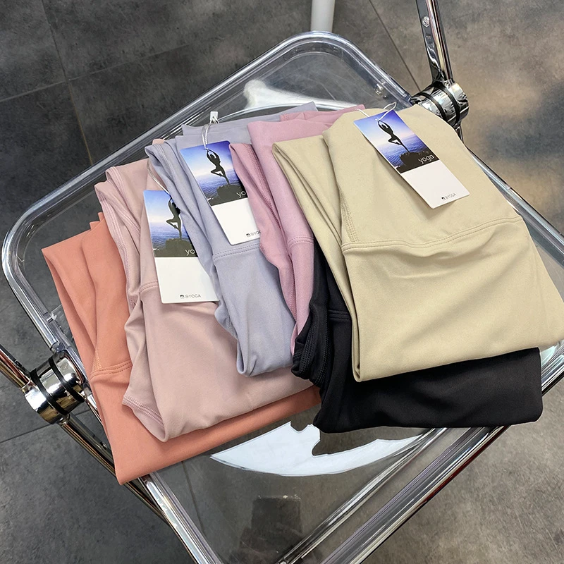 STYLE High-Waisted Peach Lift Pilates Pants Breathable Skin-Friendly Fitness Leggings with No Awkward Lines Thin Yoga Pants