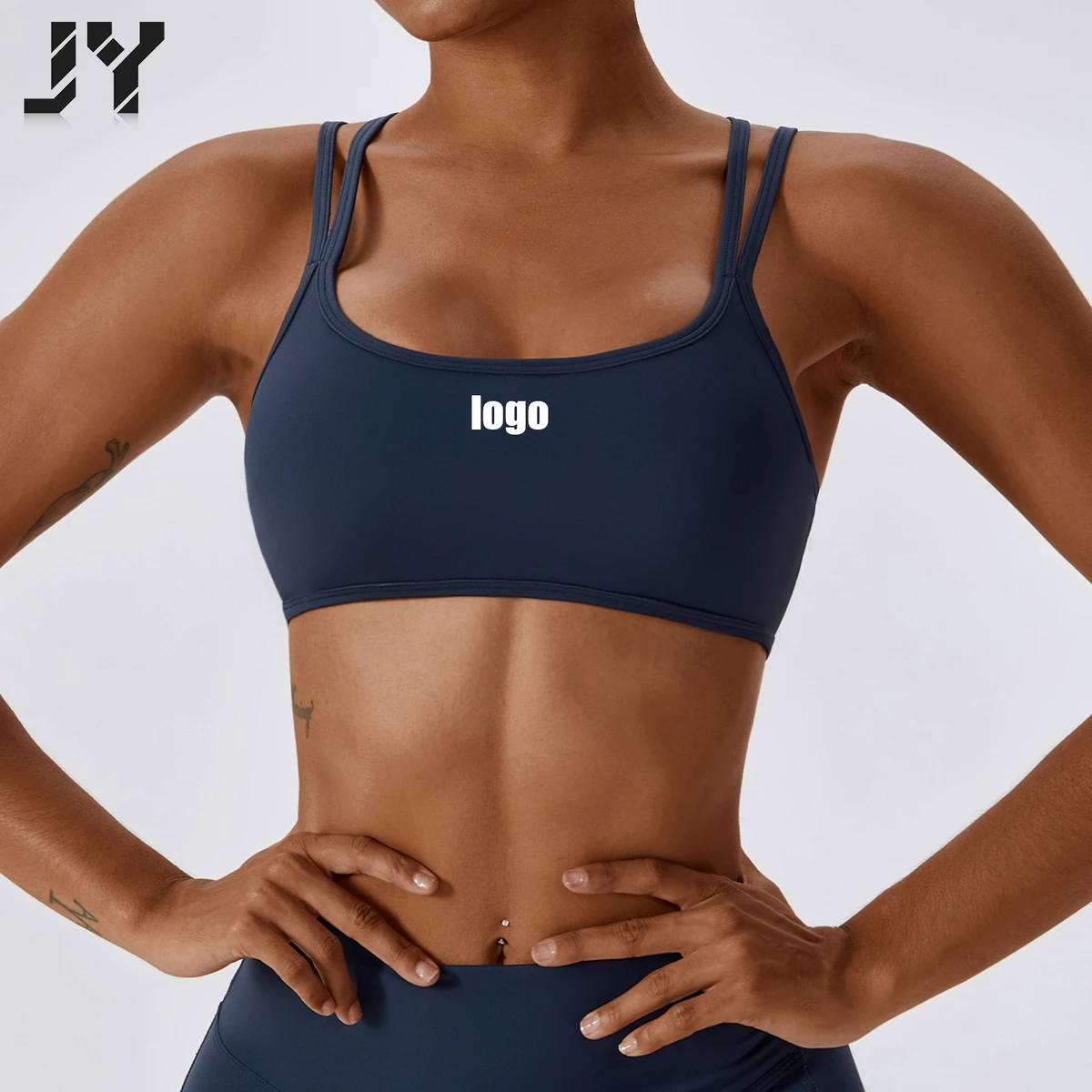 Joyyoung High Strength Tight Back Yoga Bra Lightweight Quick Dry Running Underwear Nude Fitness Yoga Wear Strap Sports Bra