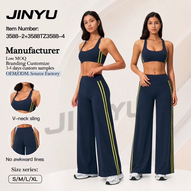 Custom Wholesale Quick Drying Breathable Sport Wear Women Gym Fitness Leggings Suit Slim Fit T Shirt Yoga Set