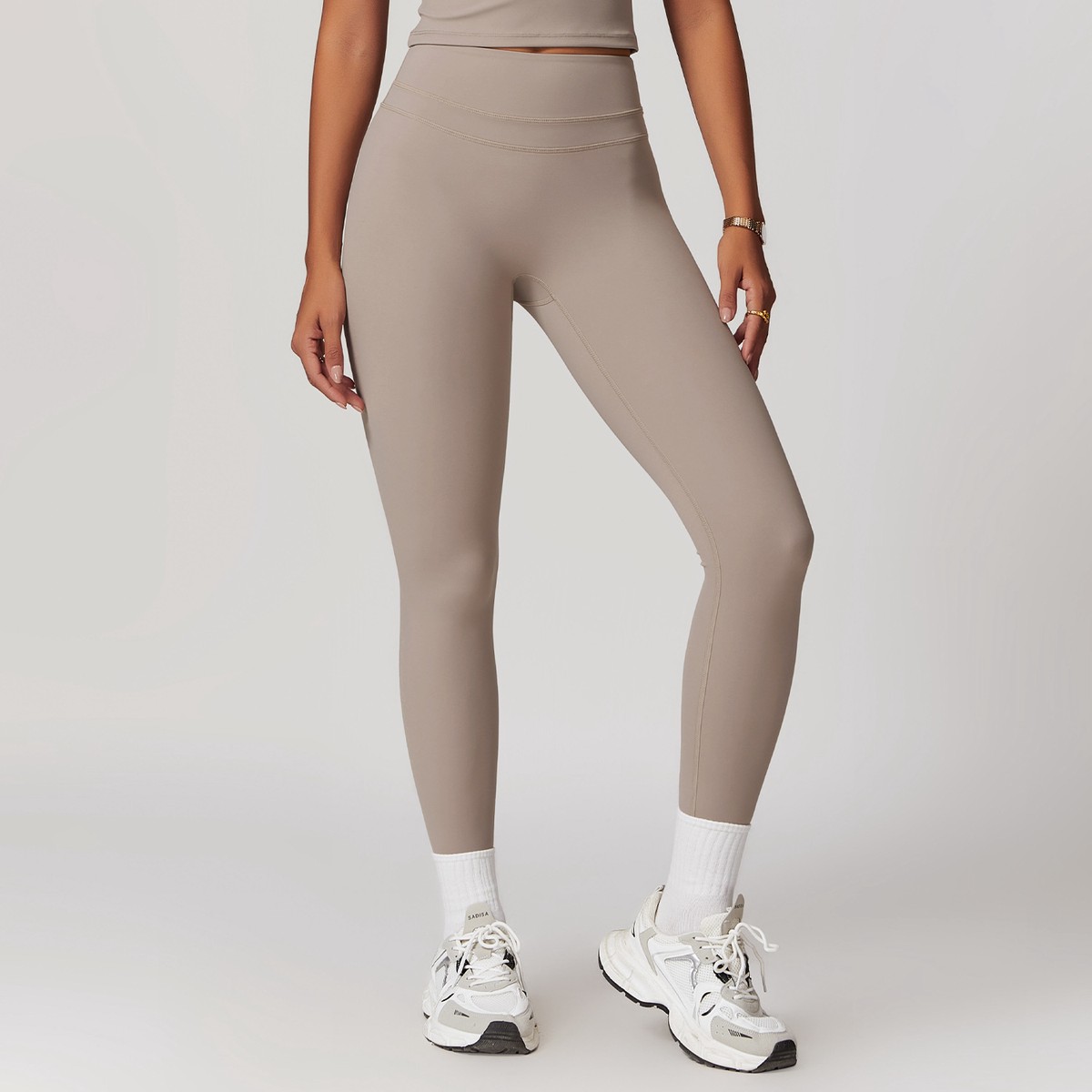Women's Solid Yoga Leggings High Waist Plus Size Yoga Pants Tummy Control Hip-Lifting Quick-Dry Breathable Fitness Sports Custom