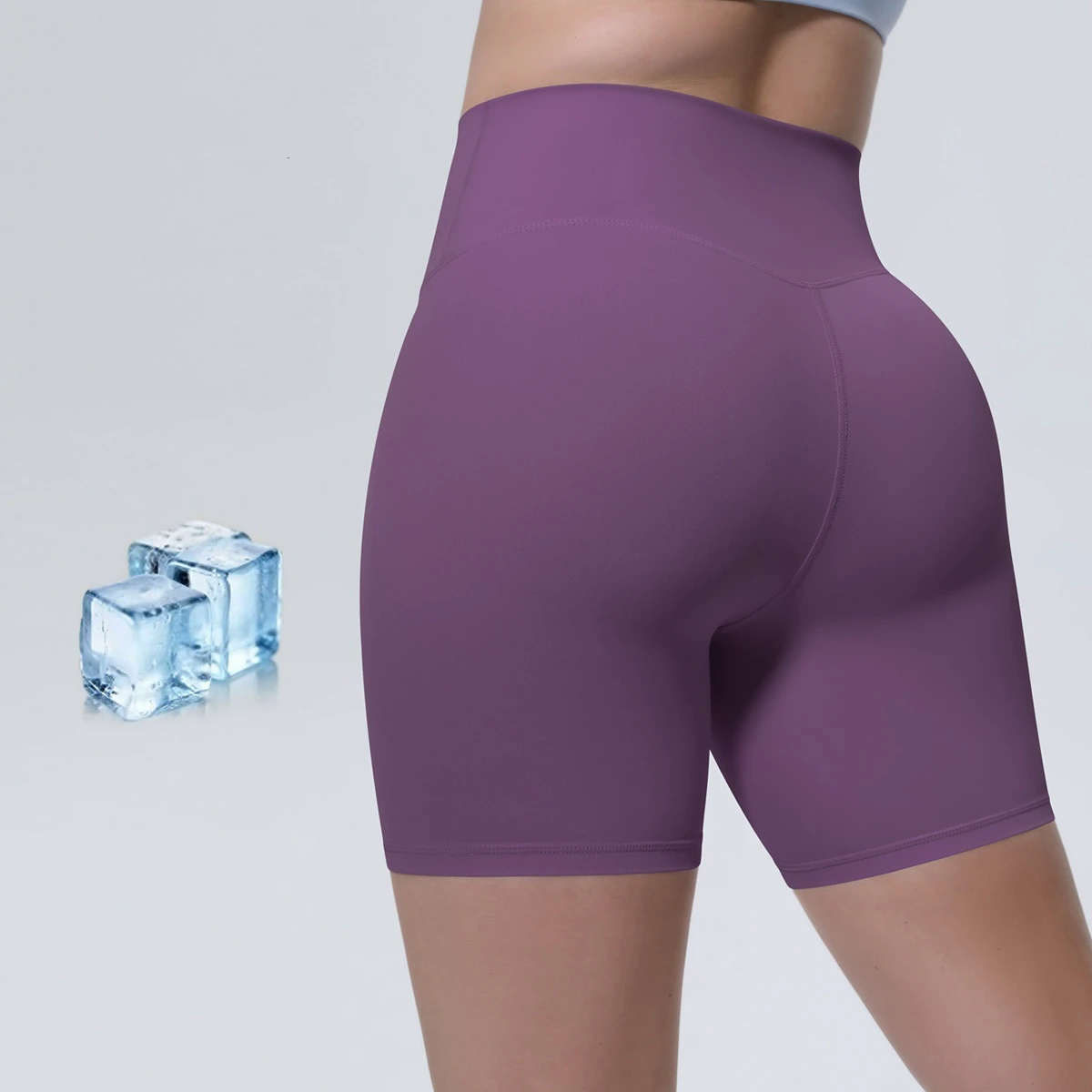 Custom Gym Clothes High Waisted Biker Shorts Running Cycling Soft Workout Yoga Shorts For Women