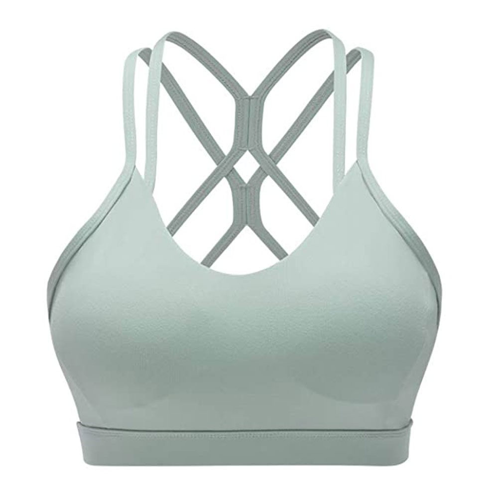 High Quality Eco-Friendly Simple Casual Plus Size Breathable Quick Dry Customizable Front Logo Medium Support Yoga Fitness