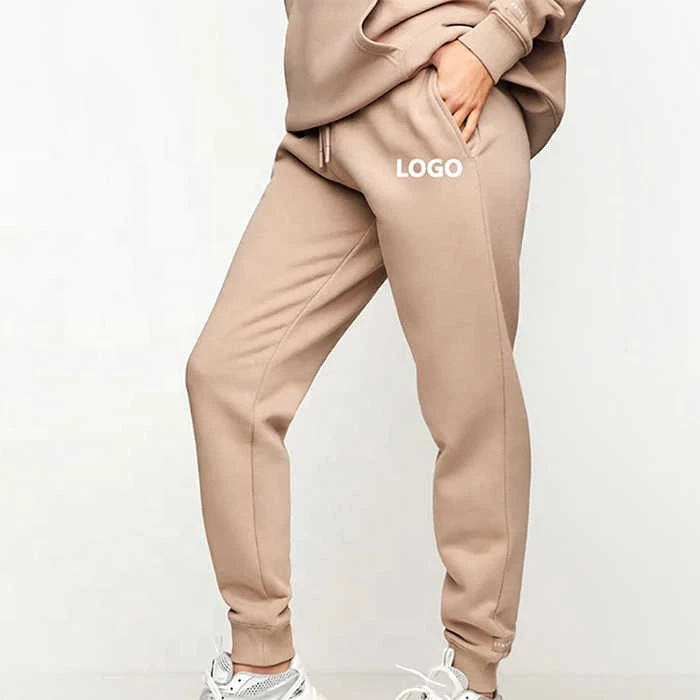 High Quality Cotton Regular Fit Women Elastic Waist Mid Rise Eco-Friendly Garment Dyed Sexy Club Jogger Sweatpants Sports Pants