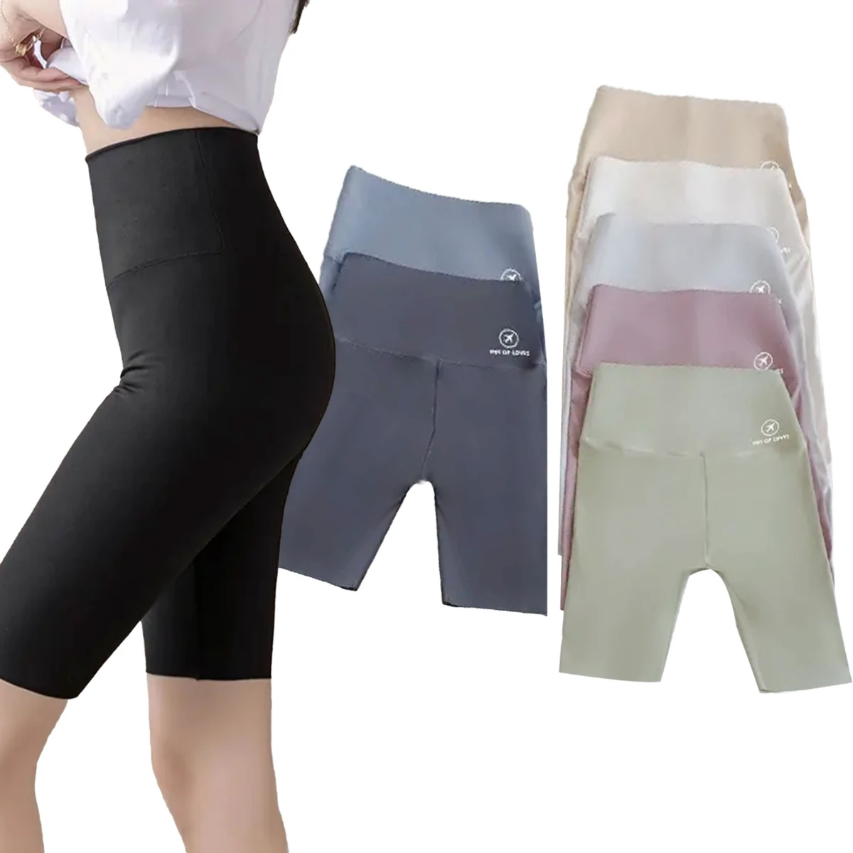 Four Way Stretch Solid High Waisted Yoga Pants for Women Tummy Control Breathable Quick Dry Athletic Workout