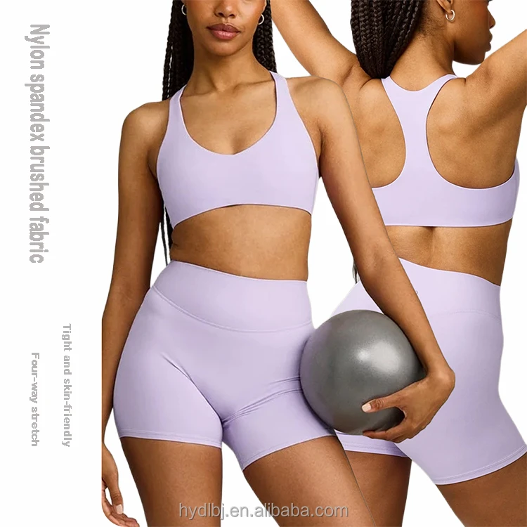Women's Outdoor Sports Bra, Quick-Drying, Racerback Beauty Back Design, Casual Fitness & Running Yoga Bra