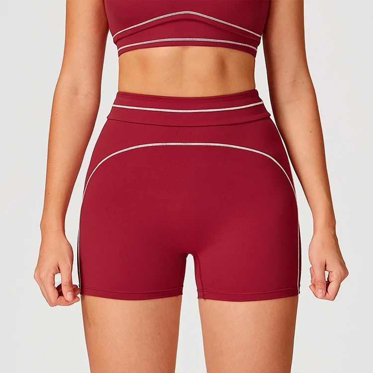 High Waist Scrunch Yoga Shorts for Women Quick Dry Workouut Shorts Hip Lifting Fitness Yoga Shorts Pants