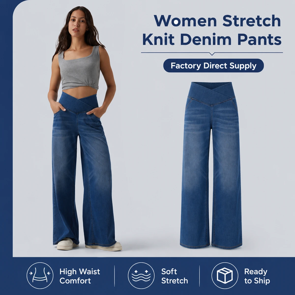 High Waist Tummy Control Jeans Women Butt Lifting Stretch Denim Colombian Push Up Skinny Shapewear Leggings