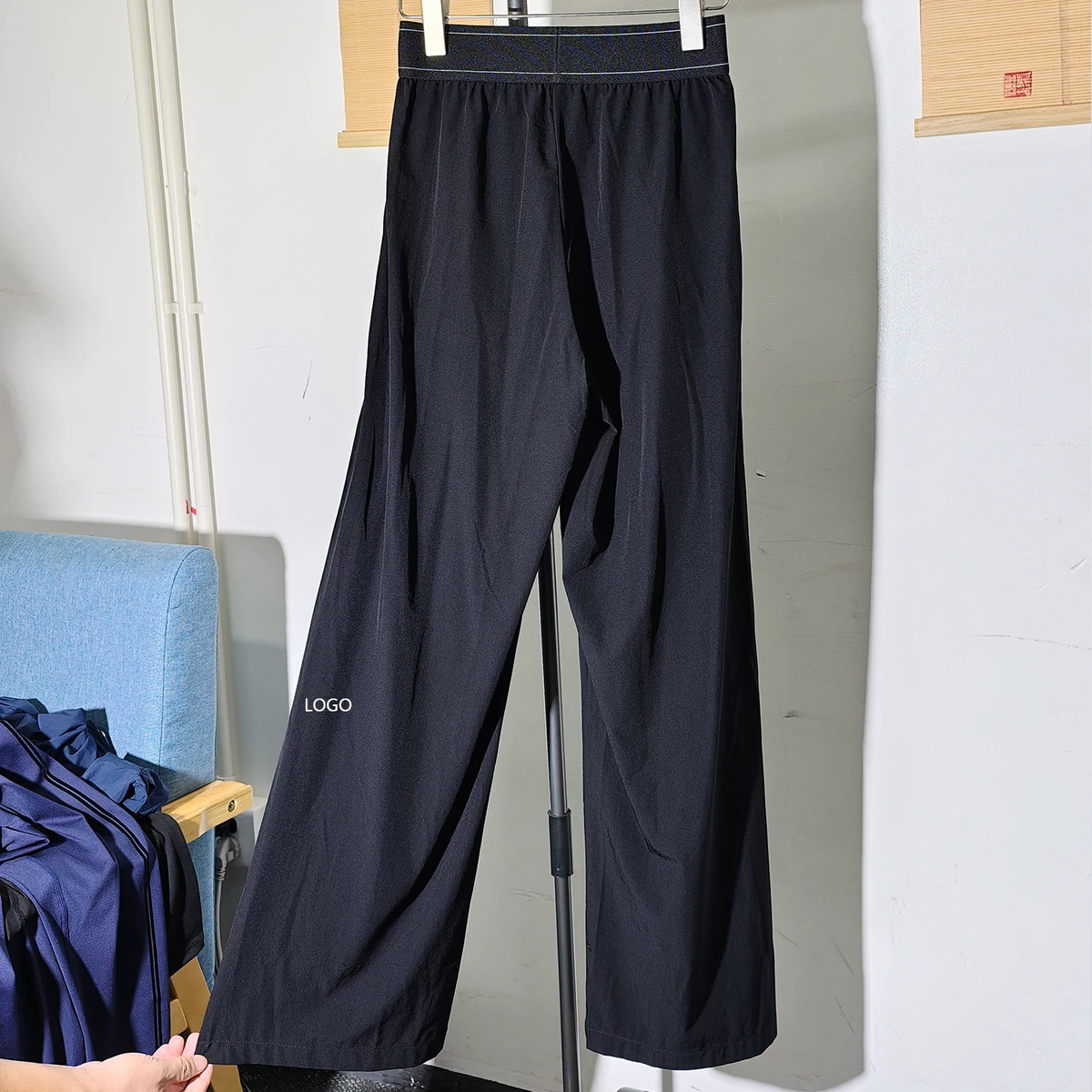 Spot for Summer God Cotton Loose Fit Quick-drying Breathable Wide-leg Pants Women's High Waist Draping Casual Yoga Sports Pants