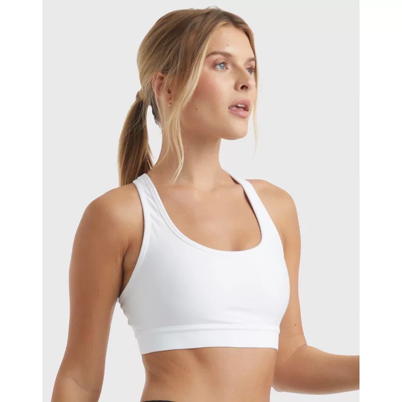 High Stretch High Support Yoga Gym Workout Bra Breathable Fitness Activewear Comfortable Shockproof Front Custom Logo OEM